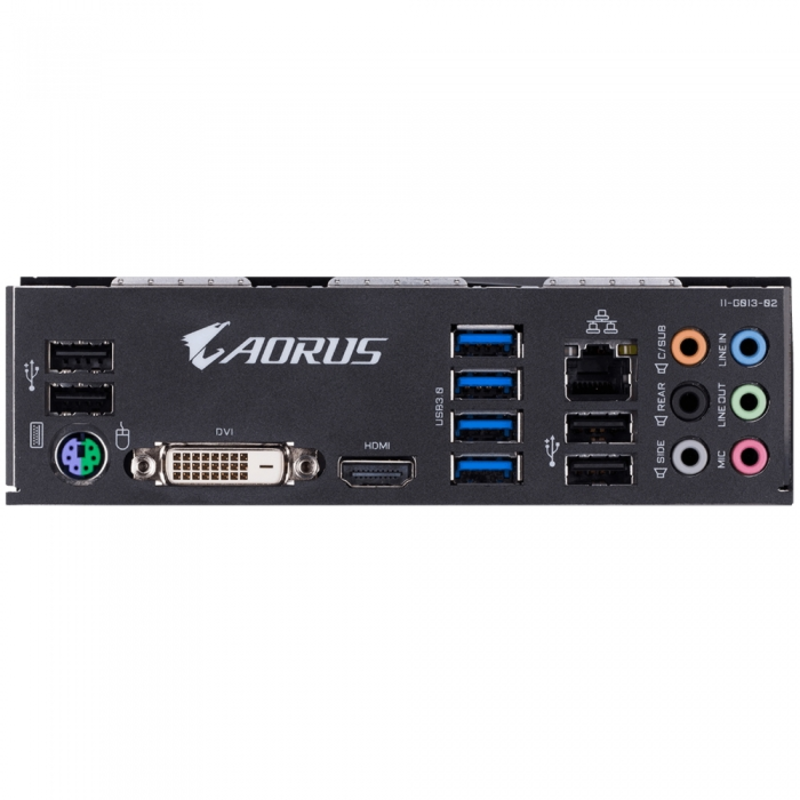 Мат. плата SocketAM4 GIGABYTE B450 AORUS ELITE (AMD B450, 4xDDR4, M.2, SATA III, RAID, 2xPCI-E, DVI, HDMI, 1Гбит LAN, USB3.1, ATX)