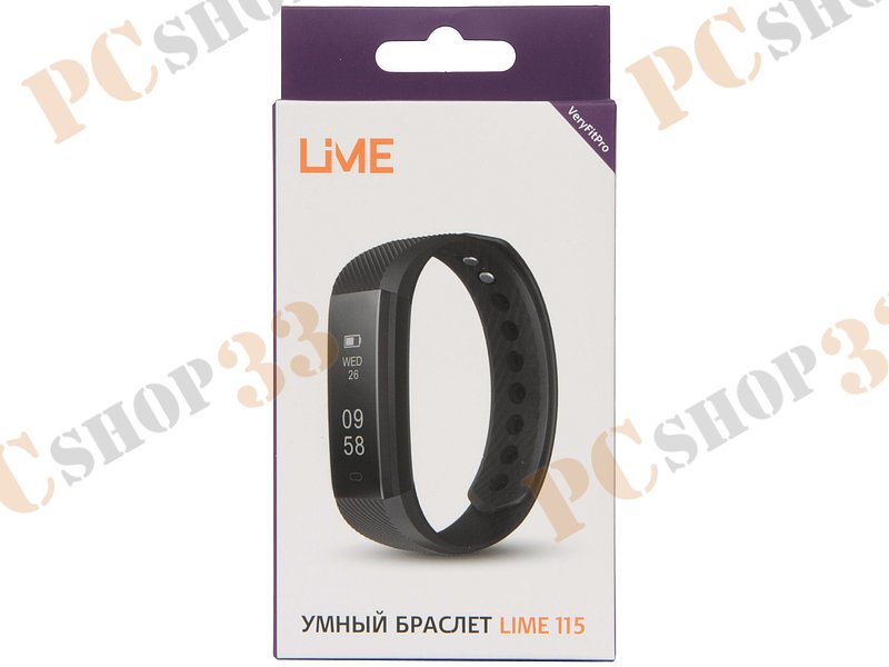 Браслет ACD Lime 115 (BT, 0.86), черный