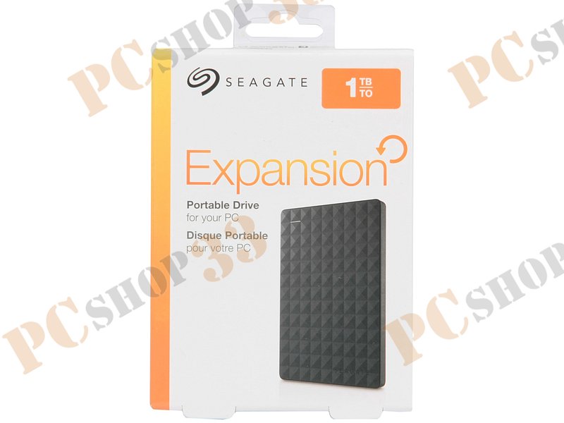 Внешний жесткий диск 1000ГБ 2.5 Seagate Expansion Portable STEA1000400, черный (USB3.0)
