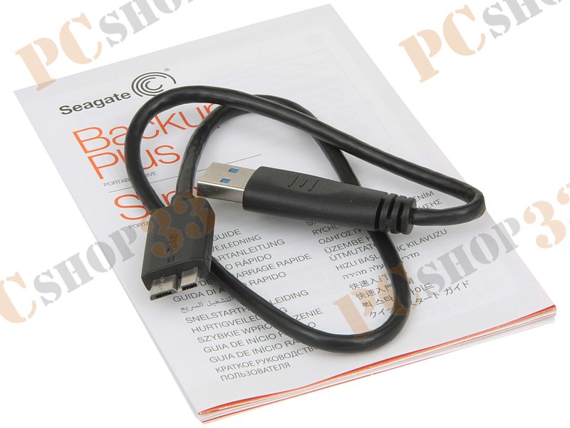 Внешний жесткий диск 1000ГБ 2.5 Seagate Backup Plus Portable STDR1000200, черный (USB3.0)