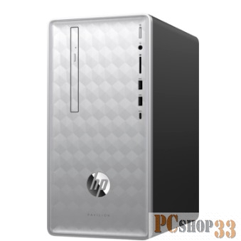 Компьютер HP Pavilion 590-p0006ur 4GM32EA (Core i3 8100-3.60ГГц, 8ГБ, 1ТБ, GFGTX1050, DVDRW, LAN, WiFI, BT, W10 H) + клавиатура + мышь