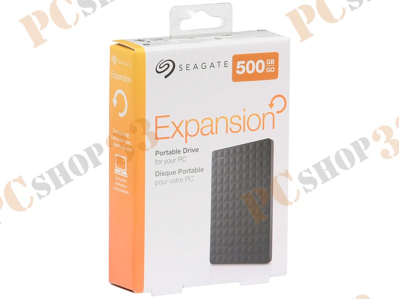 Внешний жесткий диск 500ГБ 2.5 Seagate Expansion Portable STEA500400, черный (USB3.0)