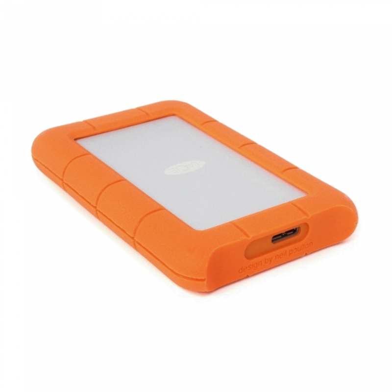 Внешний жесткий диск 1000ГБ 2.5 LaCie Rugged Mini, оранжевый (USB3.0)