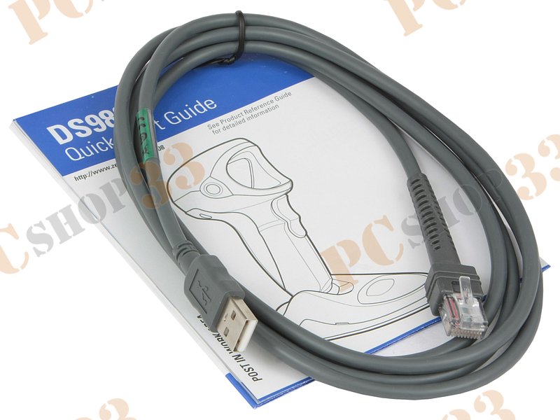 Сканер штрих-кода Zebra DS9808-SR7NNU01ZR, черный (USB)