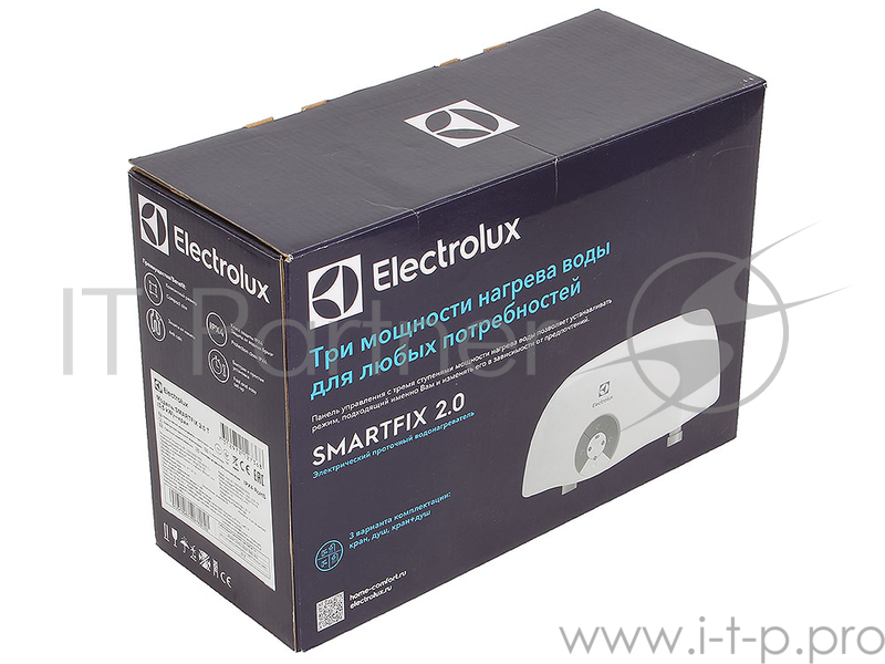 Водонагреватель проточный Electrolux SMARTFIX 2.0 T (3,5 kW) - кран, проточный