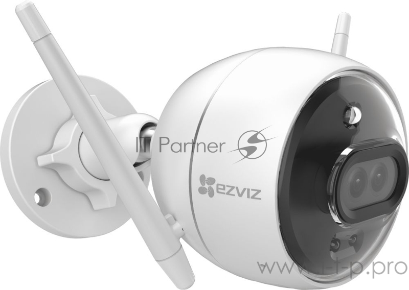Видеокамера IP Ezviz C3X (4.0mm) 2Мп Уличная Wi-Fi камера c двойным объективом, c ИК-подсветкой до 30м 1/2.7 Progressive Scan CMOS, объектив -4 mm,угол обзра: 89° (горизонтальный), 106°(диагональный) , H.264/H.2