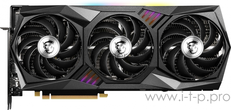 Видеокарта MSI PCI-E 4.0 RTX 3070 Ti GAMING X TRIO 8G NVIDIA GeForce RTX 3070TI 8192Mb 256 GDDR6 1830/19000/HDMIx1/DPx3/HDCP Ret