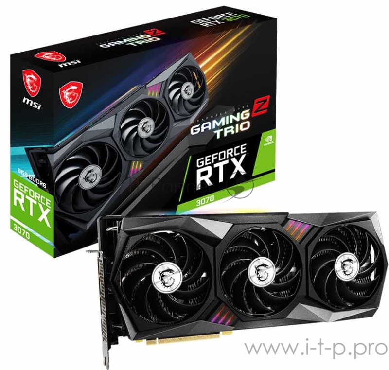 Видеокарта MSI GeForce RTX 3070 GAMING Z TRIO