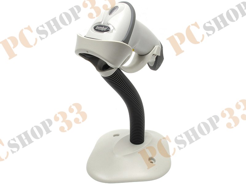 Сканер штрих-кода Zebra LS2208-1AZR0100ER, бело-серый (COM)