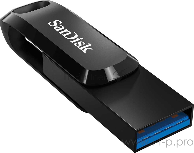 Флеш накопитель 64GB SanDisk Ultra Dual Drive Go, USB 3.1 - USB Type-C Black