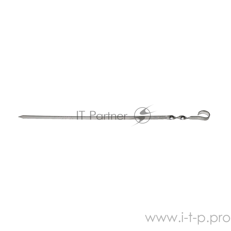 Шампур плоский 610х10 мм, толщина 1,5 мм, нерж. сталь