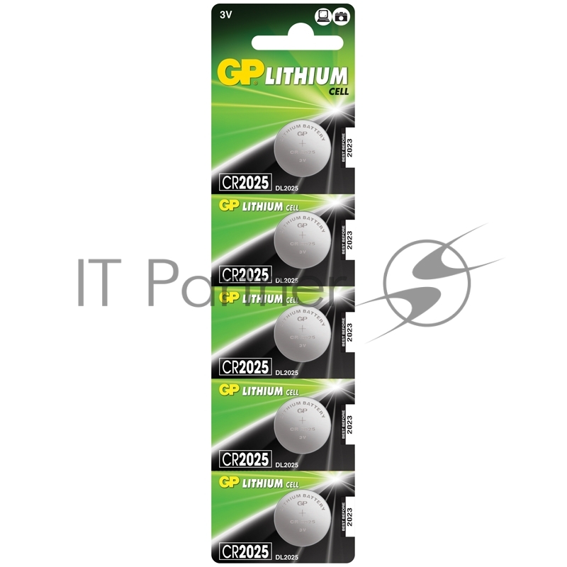 Элементы питания GP Lithium CR2025 (5шт)