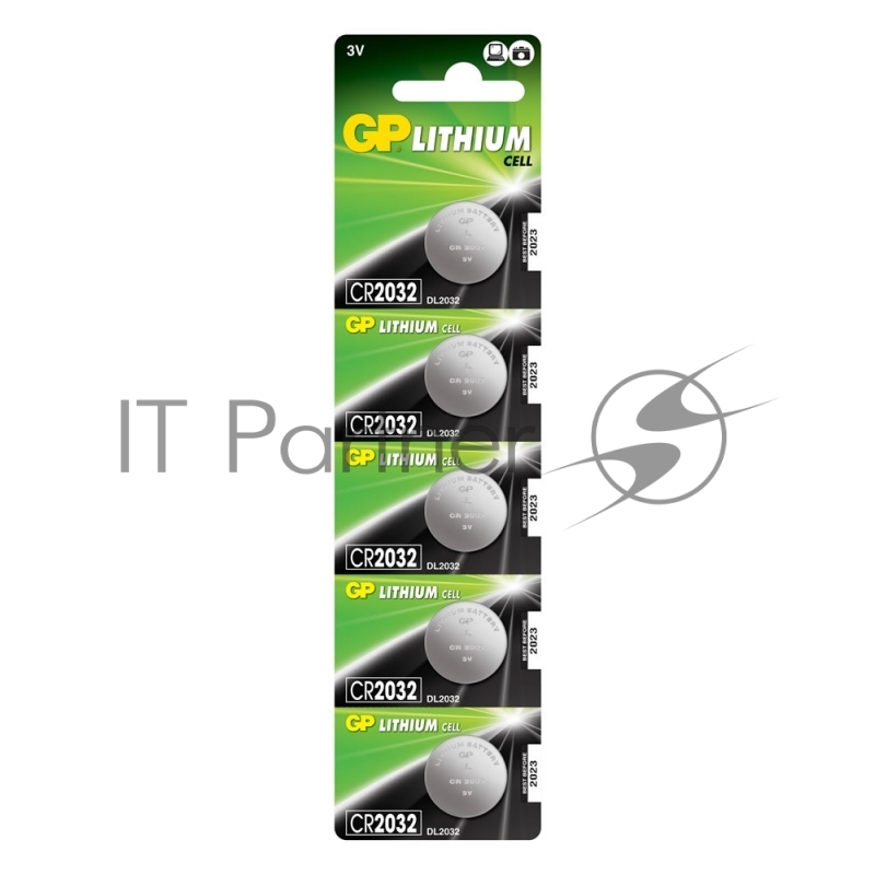 Элементы питания GP Lithium CR2032 (5шт)