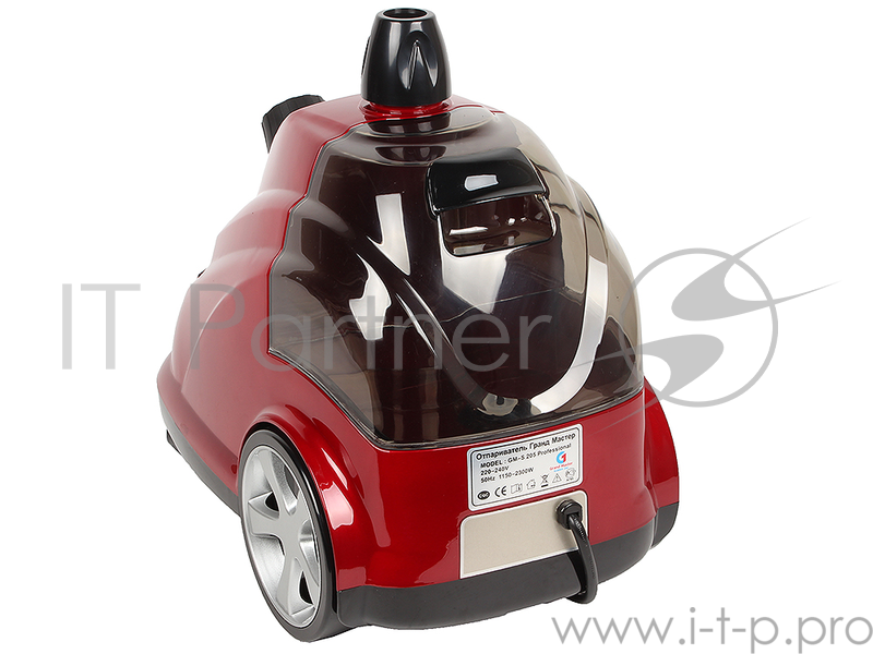Отпариватель Grand Master GM-S205 Professional (без каркасной вешалки) 2300Вт, объем бака 2,5л, пр-сть пара: 80 гр/мин, красный