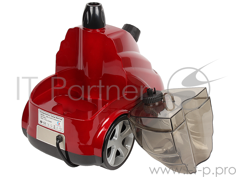 Отпариватель Grand Master GM-S205 Professional (без каркасной вешалки) 2300Вт, объем бака 2,5л, пр-сть пара: 80 гр/мин, красный