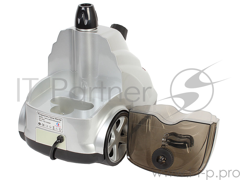 Отпариватель Grand Master GM-S205 Professional 2.3кВт, Бак 2.5л, Пар 80гр/мин, пкф(без каркасной вешалки), мех. упр, серебристый