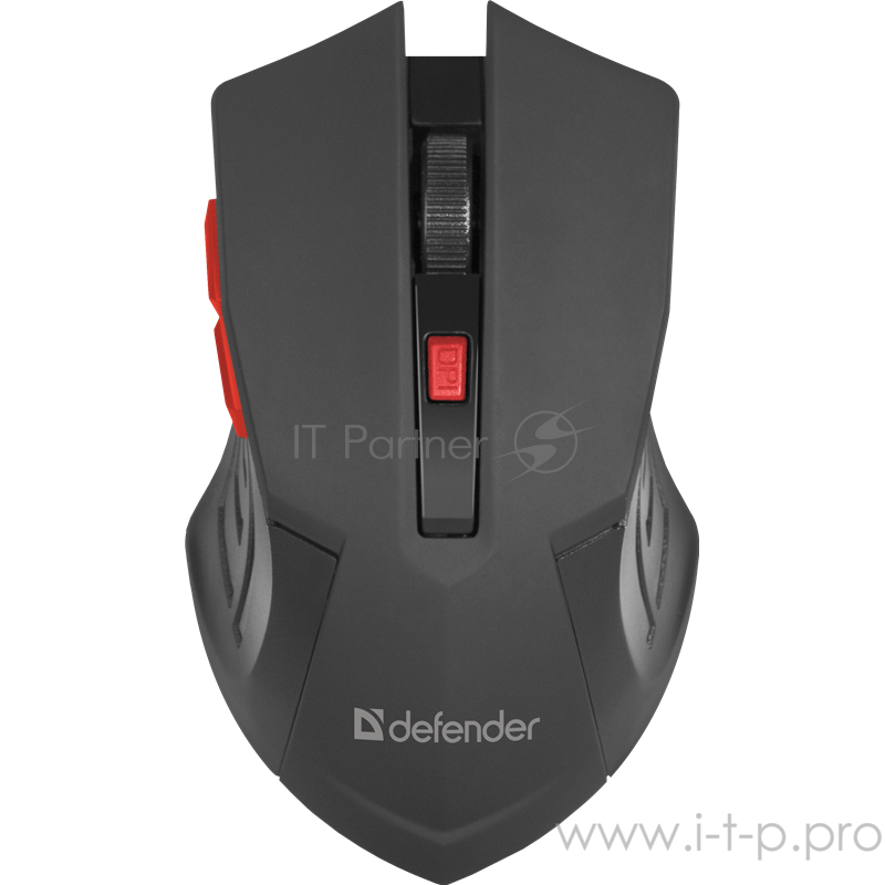 Мышь USB OPTICAL WRL MM-275 RED 52276 DEFENDER