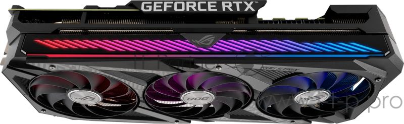 Видеокарта Asus PCI-E 4.0 ROG-STRIX-RTX3080TI-O12G-GAMING NVIDIA GeForce RTX 3080TI 12288Mb 384 GDDR6X 1440/19000/HDMIx2/DPx3/HDCP Ret