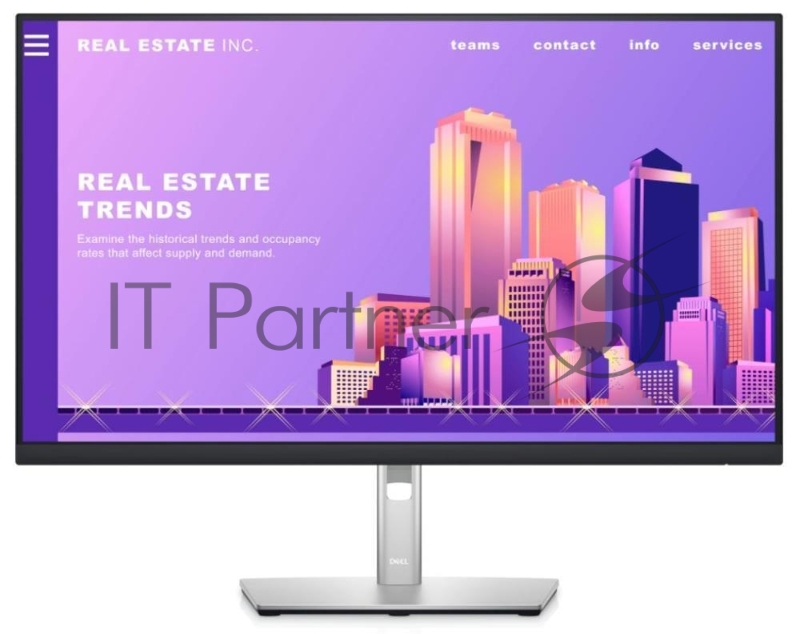 Монитор DELL Professional P2722H DELL P2722H 27, IPS, 1920x1080, 5ms, 300cd/m2, 1000:1, HAS, Tilt, Pivot, VGA, HDMI, DP, 5xUSB 3.2, Black, 3 Y