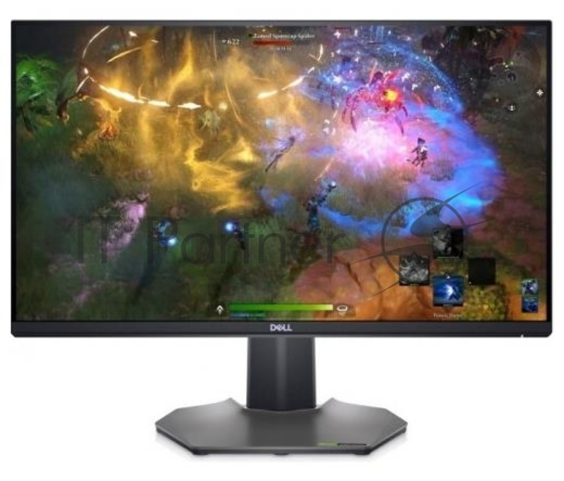 Монитор DELL S2522HG DELL S2522HG 24.5, FIPS, 1920x1080 at 240Hz, 1ms, 400cd/m2, 1000:1, 2*HDMI,DP, Headphone line-out, G-Sync,FreeSync,HAS,Dark grey,3Y