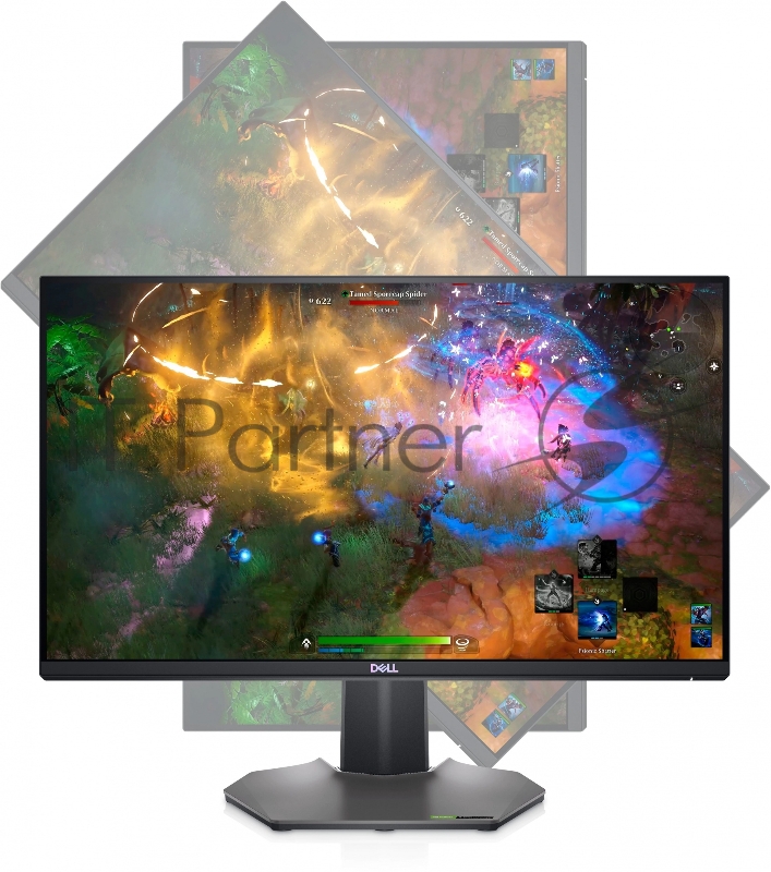 Монитор DELL S2522HG DELL S2522HG 24.5, FIPS, 1920x1080 at 240Hz, 1ms, 400cd/m2, 1000:1, 2*HDMI,DP, Headphone line-out, G-Sync,FreeSync,HAS,Dark grey,3Y