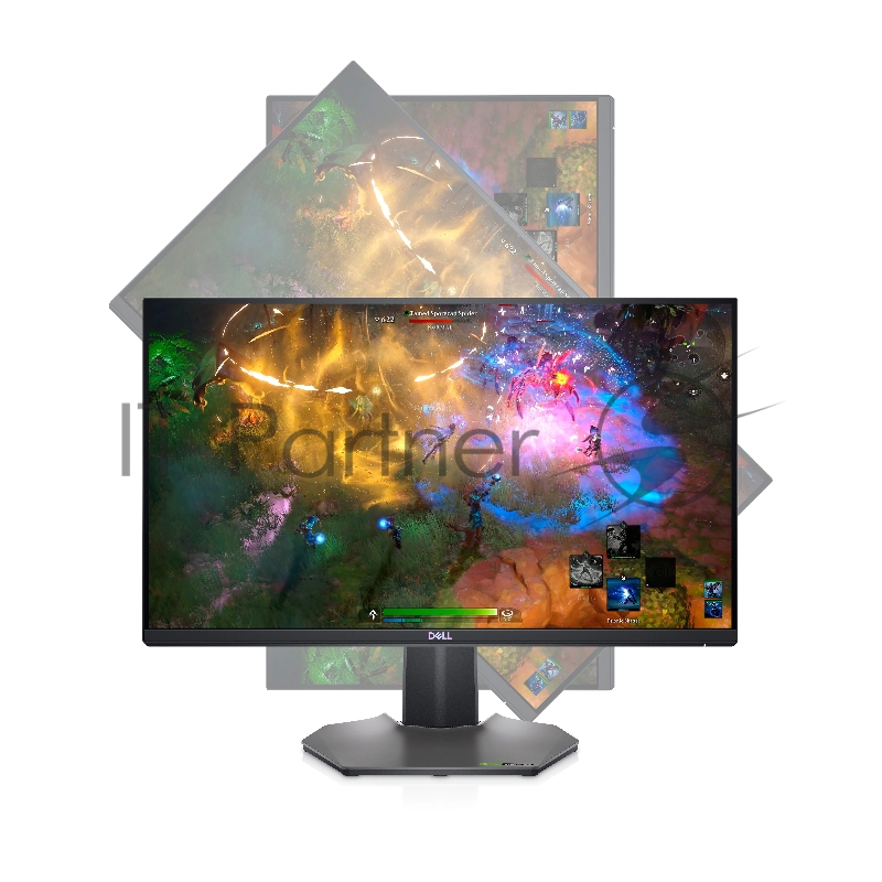 Монитор DELL S2522HG DELL S2522HG 24.5, FIPS, 1920x1080 at 240Hz, 1ms, 400cd/m2, 1000:1, 2*HDMI,DP, Headphone line-out, G-Sync,FreeSync,HAS,Dark grey,3Y