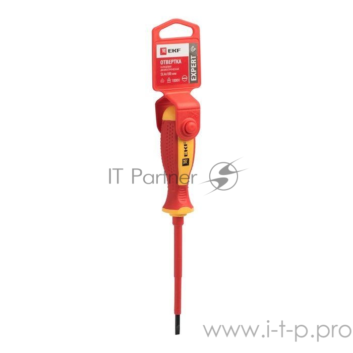 Отвертка SL4х100мм Expert 1000В PROхima EKF sl-4-100-exp-in