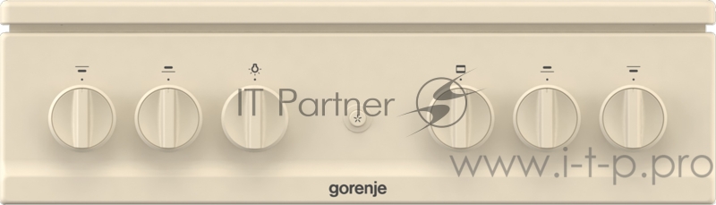 Газовая плита GORENJE GN5112BEF электроподжиг, газовая духовка, бежевый