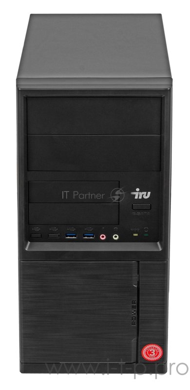 ПК IRU Office 615 MT i5 10400 (2.9)/16Gb/SSD240Gb/UHDG 630/Windows 10 Professional 64/GbitEth/400W/черный