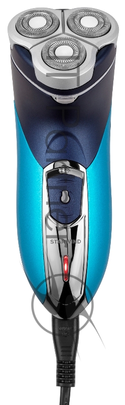 Бритва роторная Starwind SSH 1525 реж.эл.:3 питан.:аккум. голубой/черный
