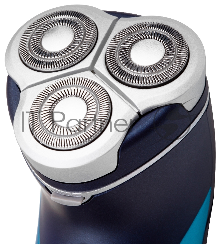 Бритва роторная Starwind SSH 1525 реж.эл.:3 питан.:аккум. голубой/черный