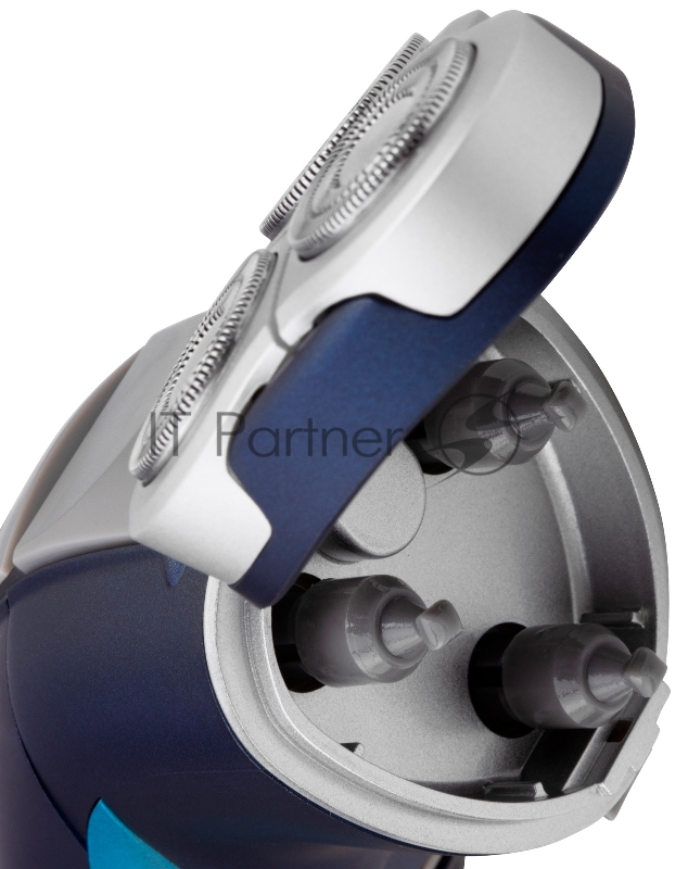 Бритва роторная Starwind SSH 1525 реж.эл.:3 питан.:аккум. голубой/черный