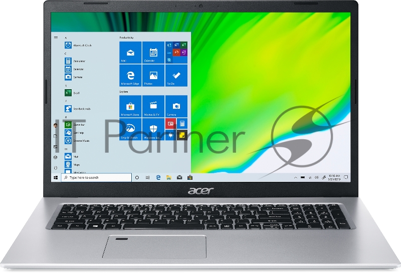 Ноутбук Acer Aspire 5 A517-52-57RD 17.3(1920x1080 (матовый) IPS)/Intel Core i5 1135G7(2.4Ghz)/8192Mb/512SSDGb 3y/2.14kg/silver/W10Pro + HDD upgrade kit