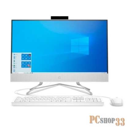 Моноблок HP 22-df1028ur AiO 21.5(1920x1080)/Intel Core i3 1125G4(2Ghz)/4096Mb/1TB 7200Gb/noDVD/Ext:GeForce MX330(2048Mb)/Cam/WiFi/war 1y/Snow White/W10 + USB KBD, USB MOUSE