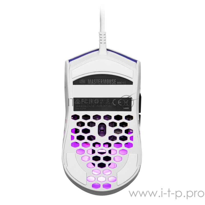 Мышь Cooler Master Gaming MasterMouse MM711 White Matte