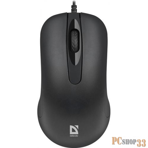 Проводная оптическая мышь Defender Classic MB-230 4кнопки,1000/1200dpi,черный