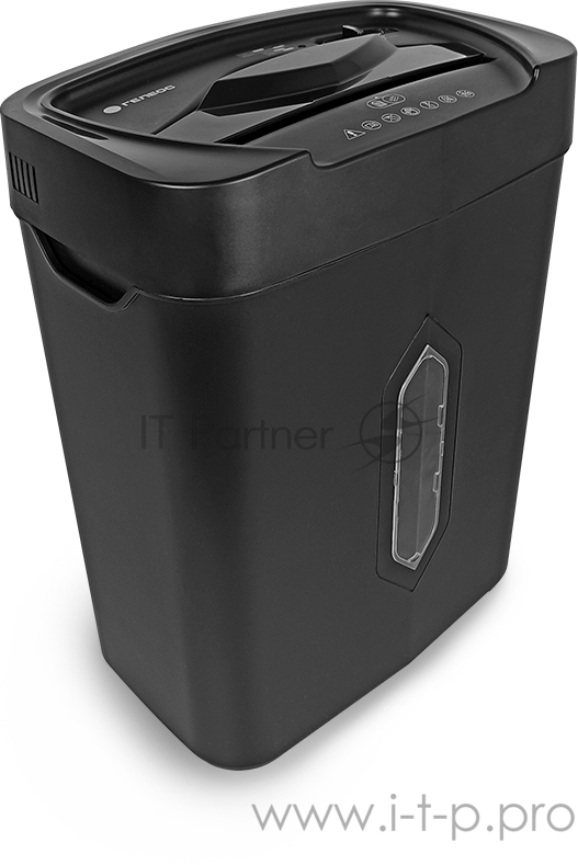 Уничтожитель документов ГЕЛЕОС УМ22-4 Уничтожитель документов ГЕЛЕОС УМ22-4, DIN P-4 (4 ур-нь секр.), фрагмент 4х35мм, 14 лист (70г/м2), CD/пл.карты/скрепки/скобы, 22 литра