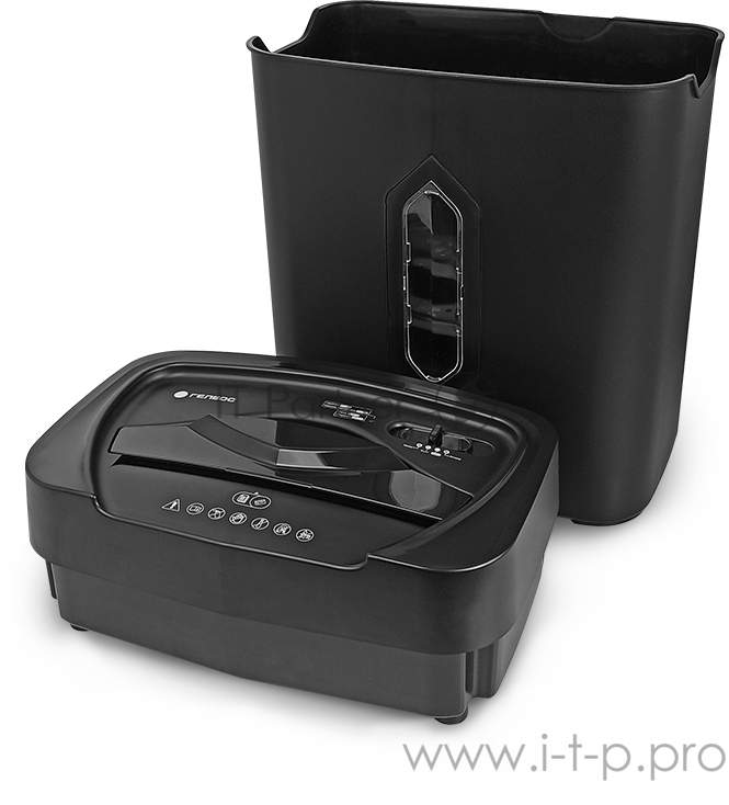 Уничтожитель документов ГЕЛЕОС УМ22-4 Уничтожитель документов ГЕЛЕОС УМ22-4, DIN P-4 (4 ур-нь секр.), фрагмент 4х35мм, 14 лист (70г/м2), CD/пл.карты/скрепки/скобы, 22 литра