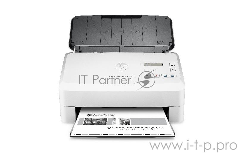 Сканер HP ScanJet Enterprise Flow 7000 s3 A4, 600x600dpi, с автоподатч., бело-черный (USB2.0, USB3.0)