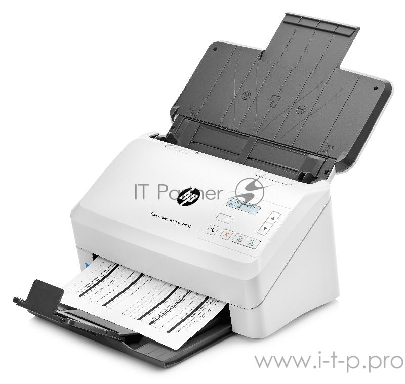 Сканер HP ScanJet Enterprise Flow 7000 s3 A4, 600x600dpi, с автоподатч., бело-черный (USB2.0, USB3.0)