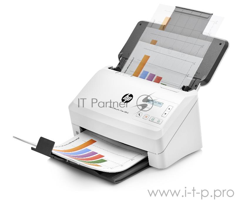 Сканер HP ScanJet Enterprise Flow 7000 s3 A4, 600x600dpi, с автоподатч., бело-черный (USB2.0, USB3.0)