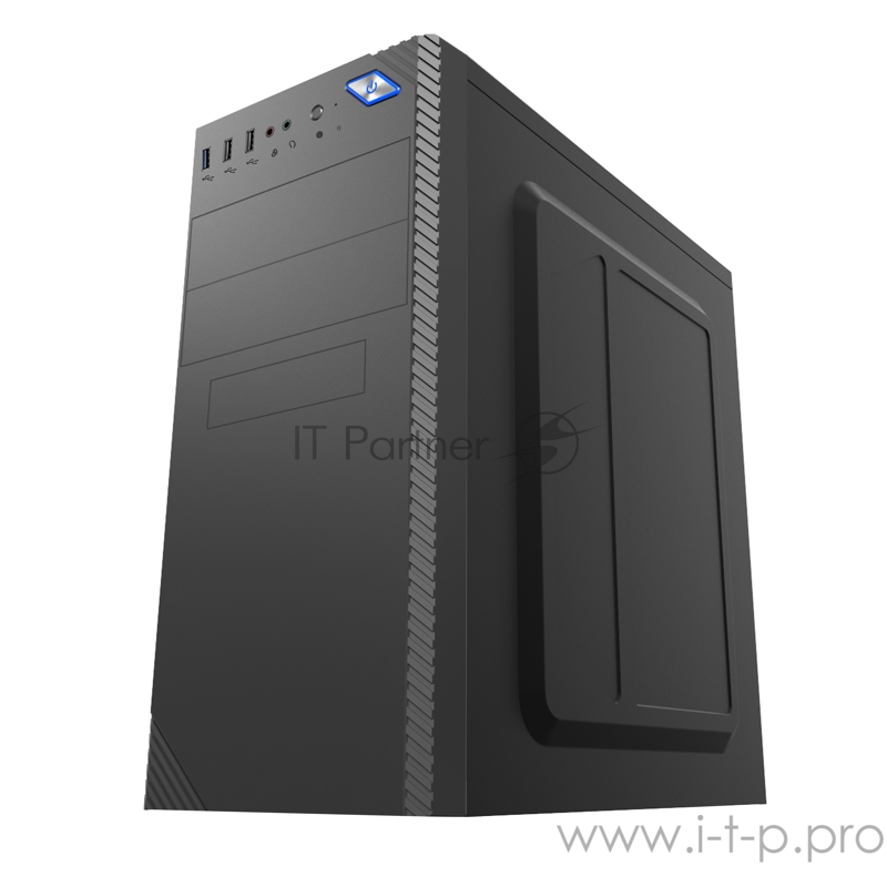 Корпус HIPER Office M5855 (mATX, 0.4MM SGCC, 1xUSB3.0, 2xUSB2.0 +Audio, PSU HPT-500, 120mm fan, 20+4 pin, SATAx2,IDEx2, 4pinx1, 6+2pinx1, power cord, Black)