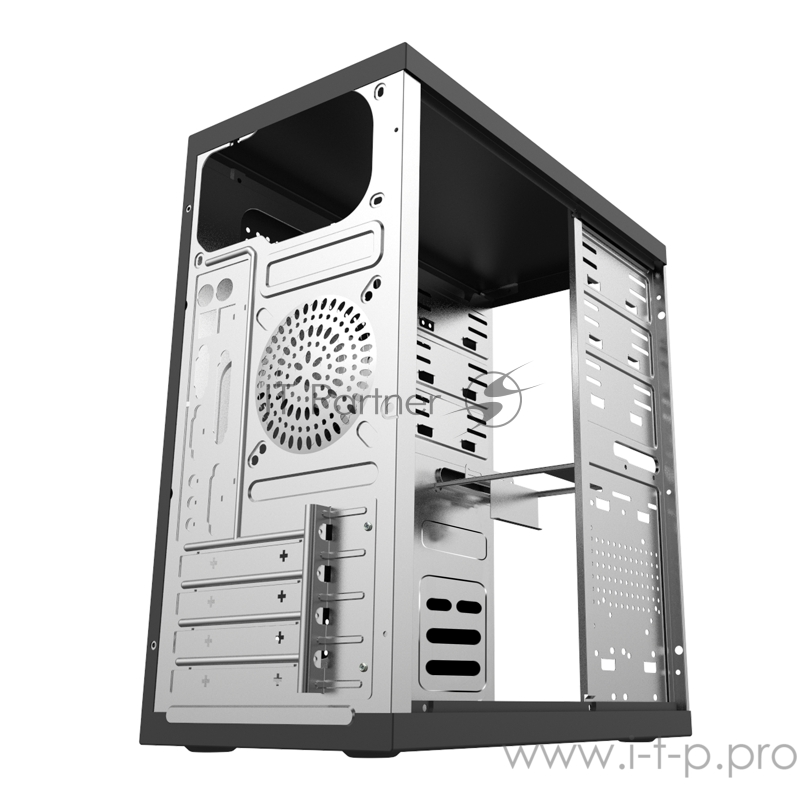 Корпус HIPER Office M5855 (mATX, 0.4MM SGCC, 1xUSB3.0, 2xUSB2.0 +Audio, PSU HPT-500, 120mm fan, 20+4 pin, SATAx2,IDEx2, 4pinx1, 6+2pinx1, power cord, Black)