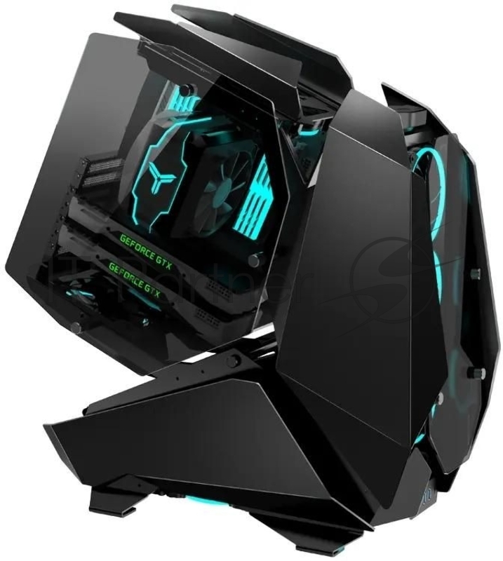 Корпус JONSBO MOD5 Black без БП, боковые панели из закаленного стекла, mini-ITX, micro-ATX, ATX, черный