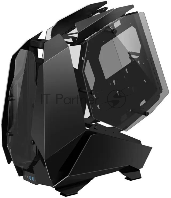 Корпус JONSBO MOD5 Black без БП, боковые панели из закаленного стекла, mini-ITX, micro-ATX, ATX, черный
