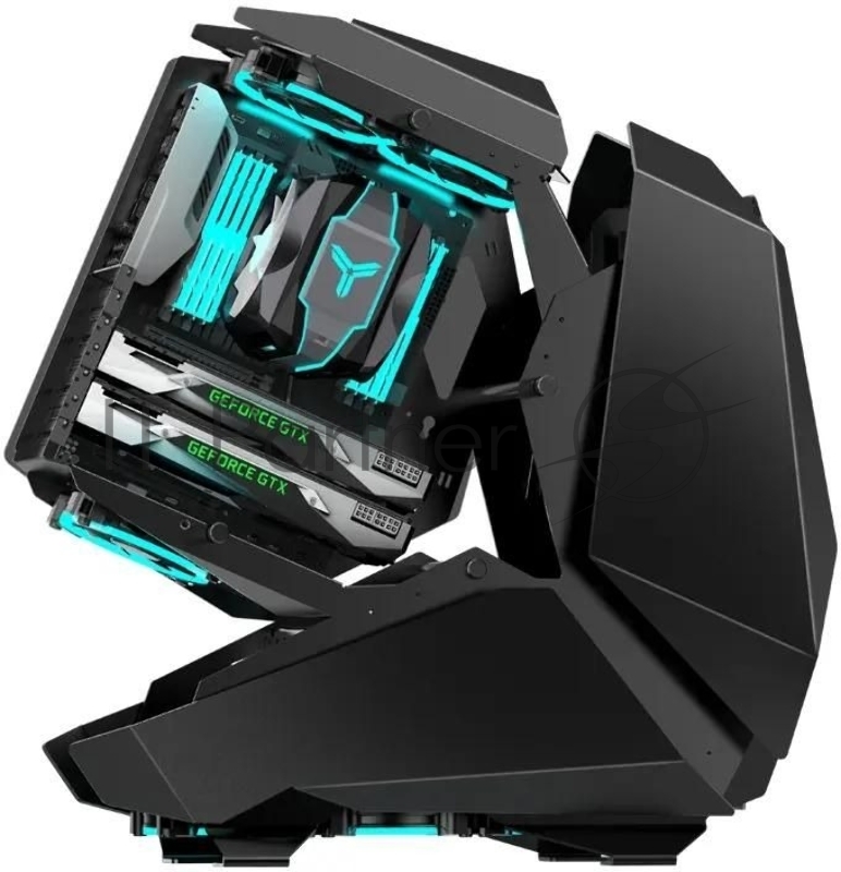 Корпус JONSBO MOD5 Black без БП, боковые панели из закаленного стекла, mini-ITX, micro-ATX, ATX, черный