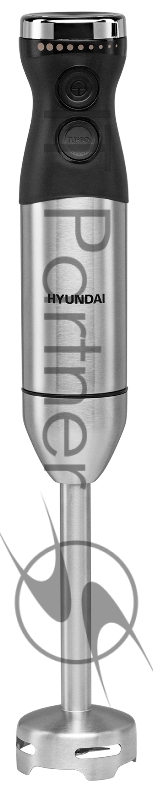 Блендер погружной Hyundai HYB-H3824 800Вт серебристый/черный