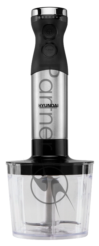 Блендер погружной Hyundai HYB-H3824 800Вт серебристый/черный