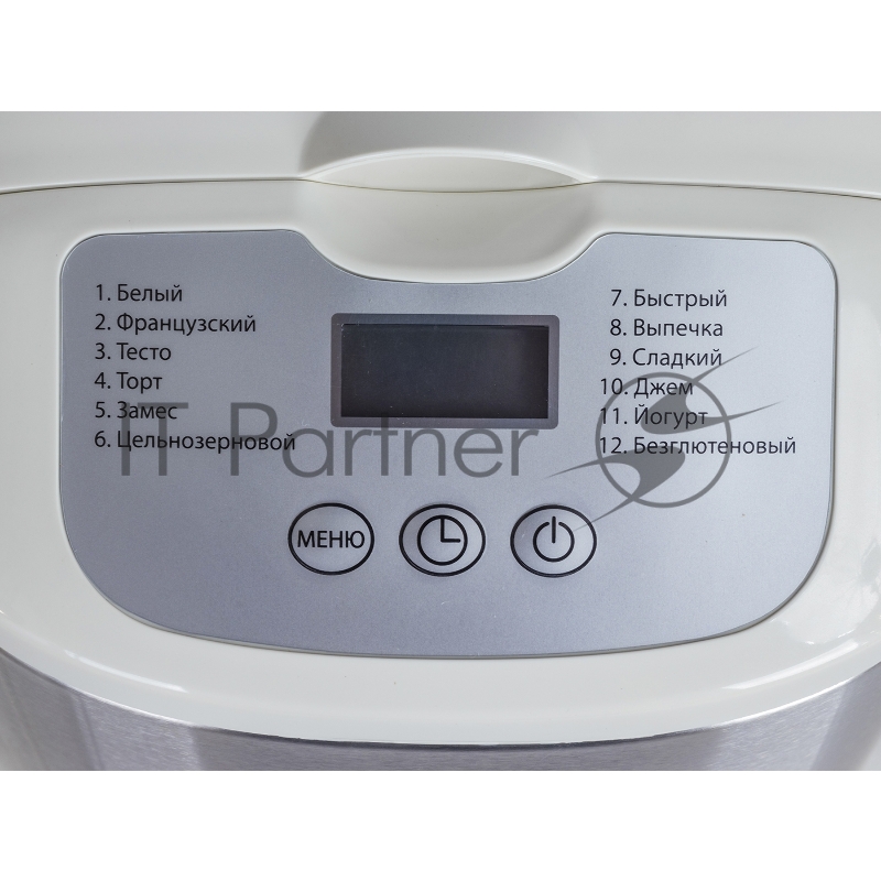 Хлебопечь SUPRA BMS-220 (Хлебопечь. Размер выпечки 750 г. Антипригарное внутреннее покрытиеПрограммируемый таймер с ЖК дисплеем . Отсрочка запуска до 13 часов12 режимов автоприготовления. Автоотключение. 3 варианта выбора цвета корочки хлеба.)