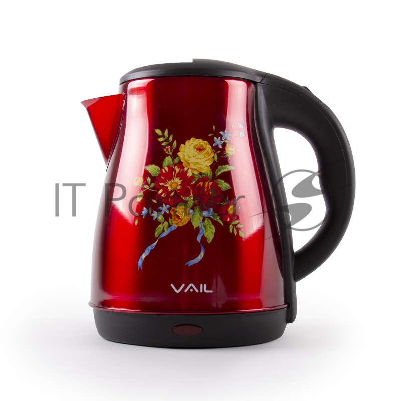 Чайник электрический VAIL VL-5555 красный 1,8 л.